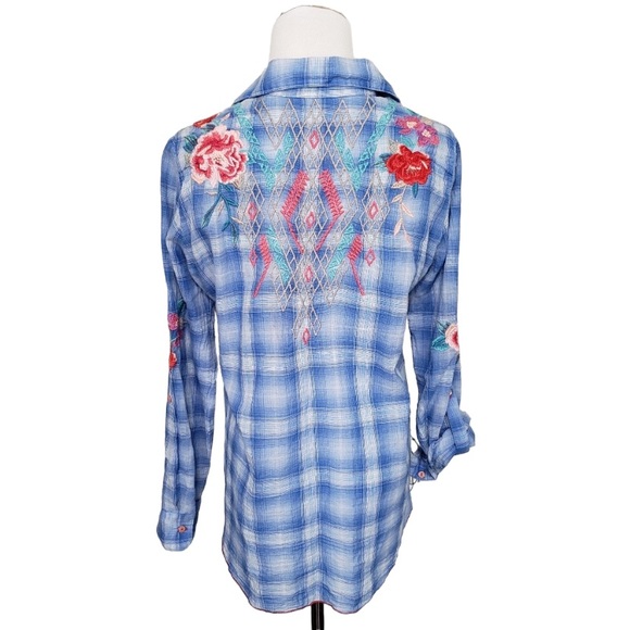 JOHNNY WAS BUTTON DOWN - SZ S - Picture 6 of 6